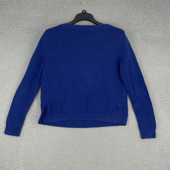 Vineyard vines blue round neck long sleeve sweater women’s small stretch warm - Picture 8 of 10